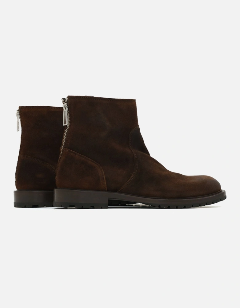 Falk Suede Chunky Brown Chelsea Boot