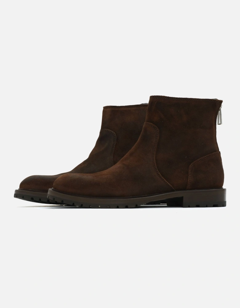 Falk Suede Chunky Brown Chelsea Boot