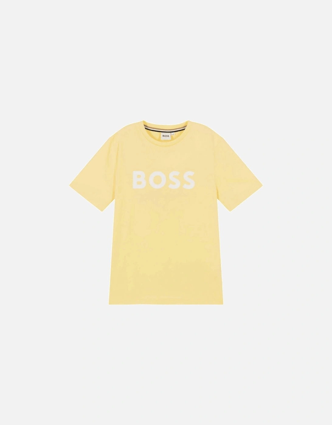 Boys Yellow Logo T-Shirt, 2 of 1