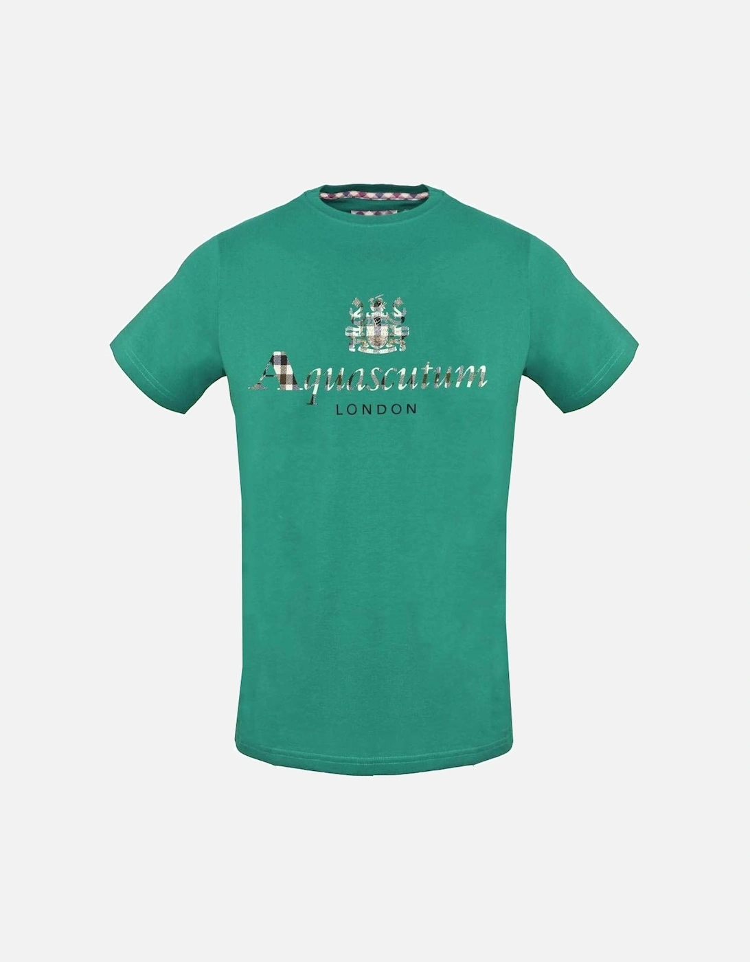 Classic Check Logo Green T-Shirt, 3 of 2