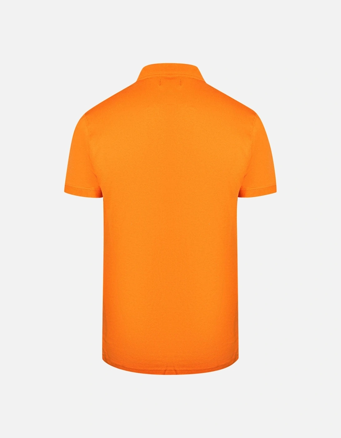Cavalli Class Brand Logo Orange Polo Shirt