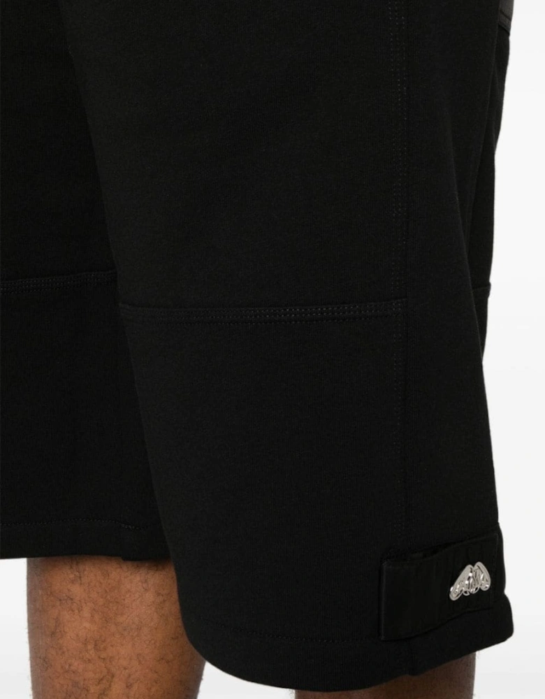 Seal Logo Jersey Shorts Black