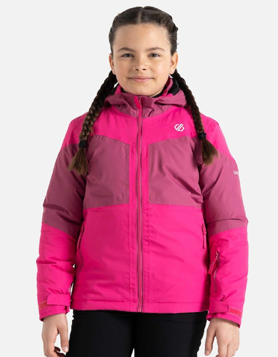 Girls Slush Full Zip Padded Waterproof Ski Jacket, 5 of 4