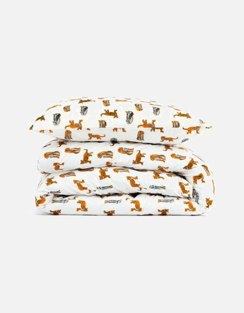 Yellow Jaguar Duvet Cover