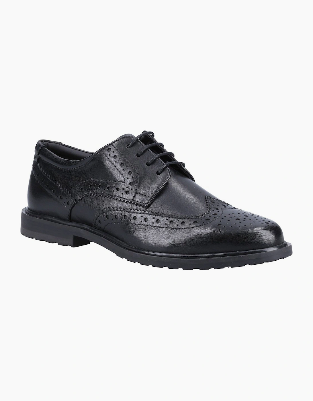 Hush Puppies Girls Black 'S Verity Brogue School Shoes  5 (Older)/F (Standard) Junior Size 5 Kids