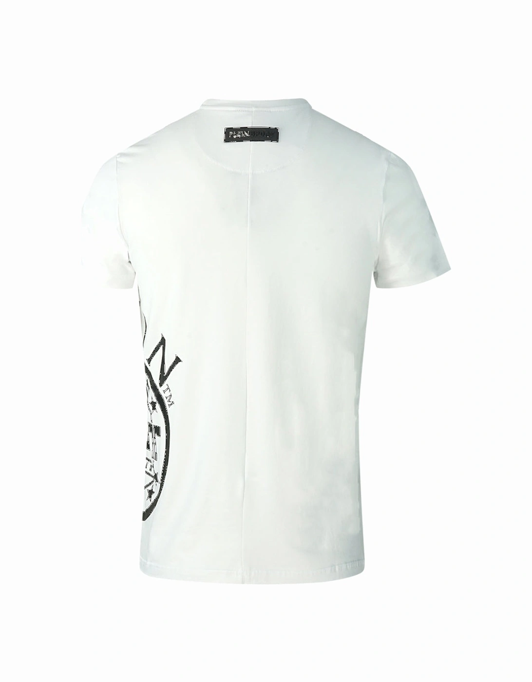 Plein Sport Side Logo White T-Shirt