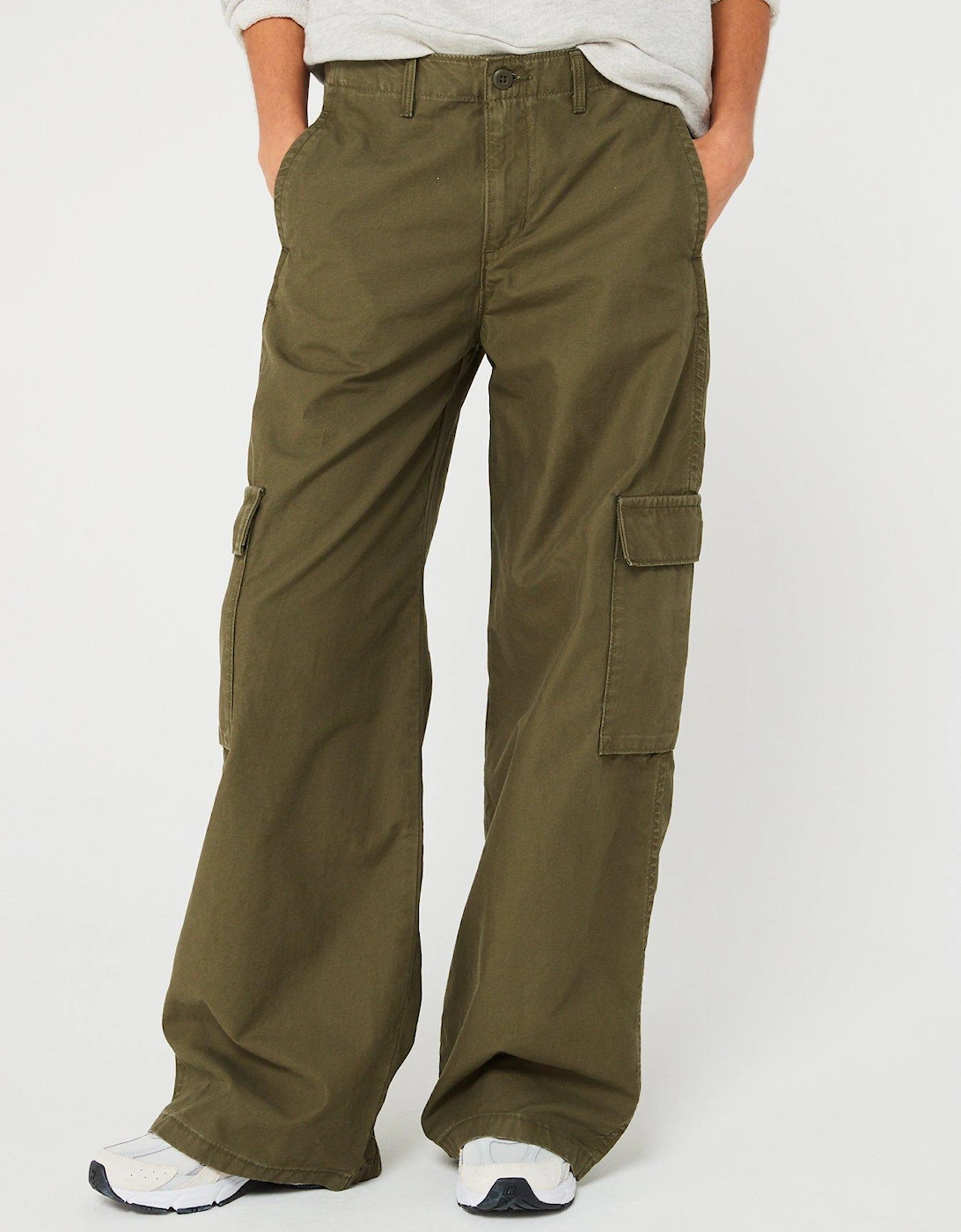 Baggy Cargo Trouser - Olive Night, 5 of 4