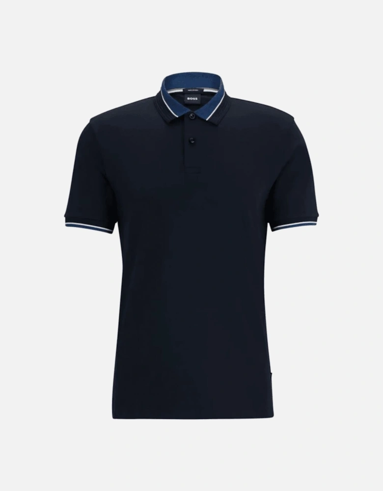 Parlay Mercerized Cotton Navy Polo Shirt