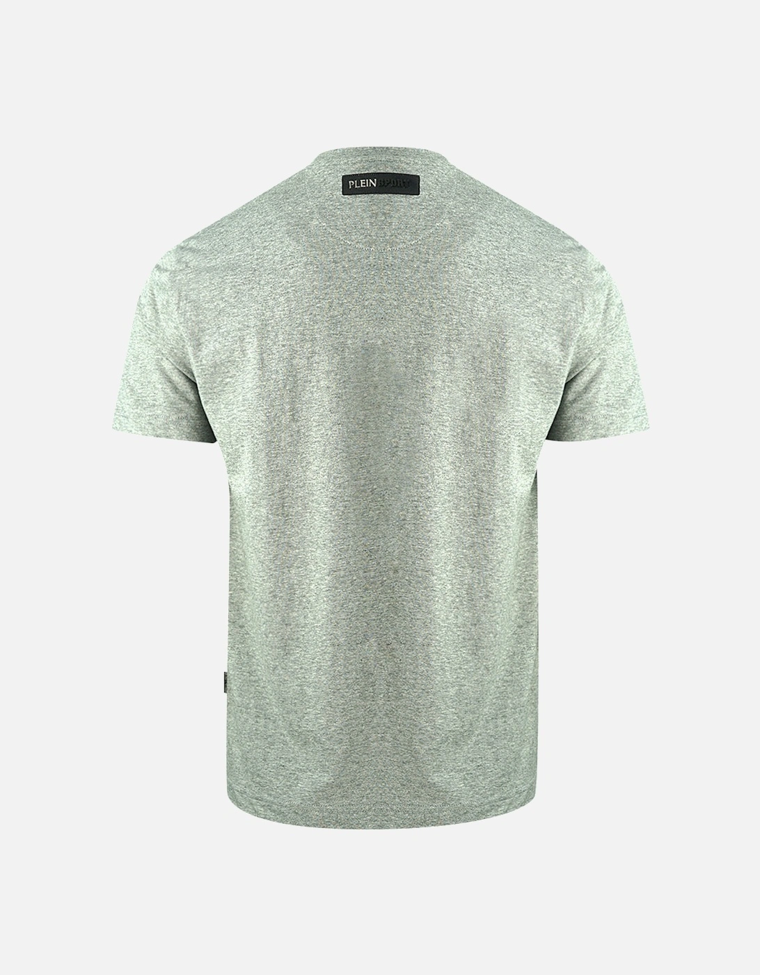 Plein Sport Tigerhead Bold Logo Grey T-Shirt
