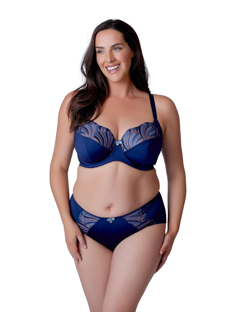 Embrace Side Support Bra - Navy