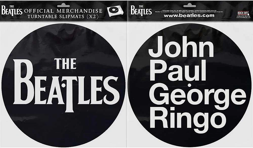 John Paul George & Ringo Drop T Logo Turntable Slipmat Set, 2 of 1