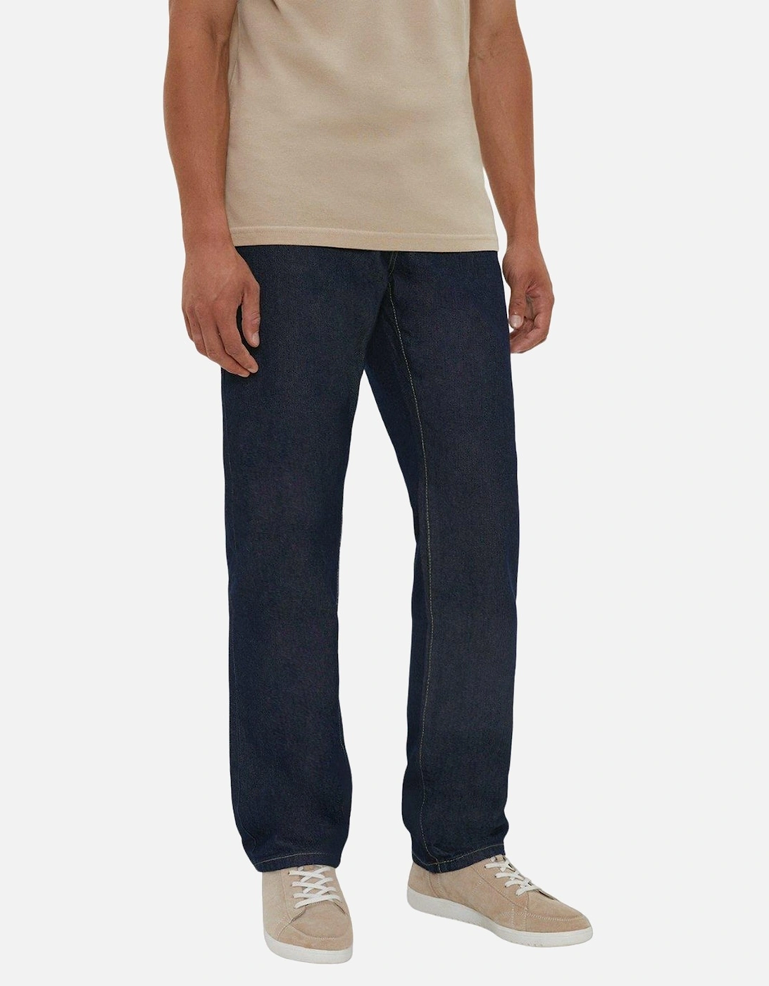 Mens Rinse Straight Jeans, 4 of 3