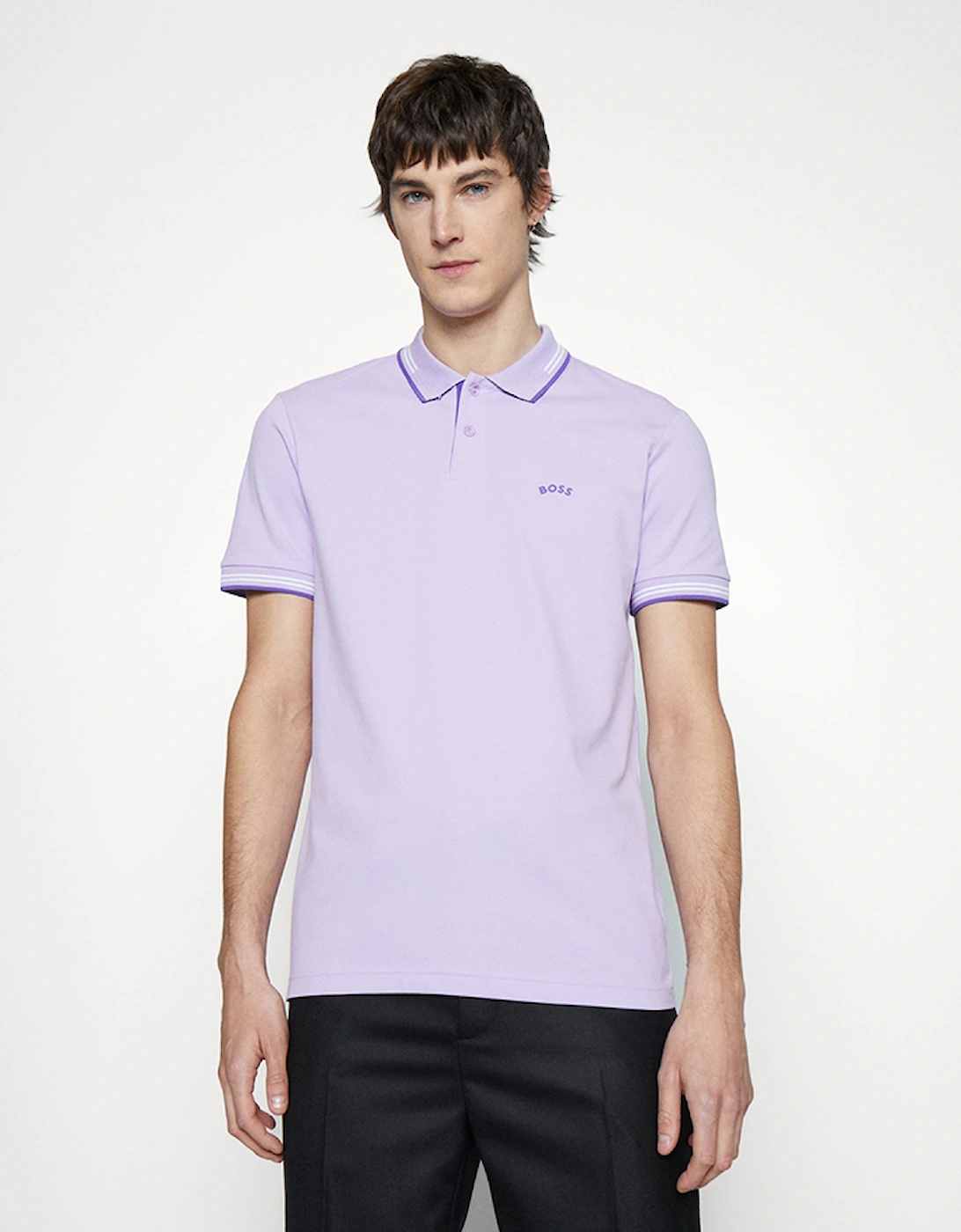 Men's Curved Paul Polo Shirt, 2 of 1