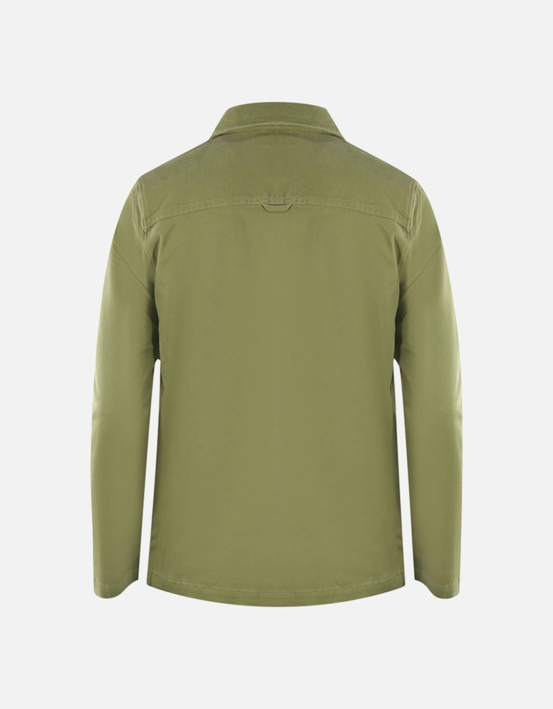 Lyle & Scott Twill Lichen Green Overshirt Jacket