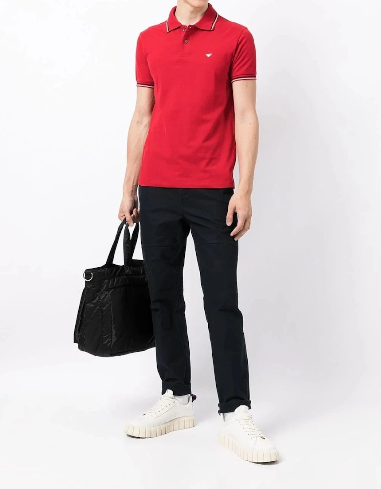 Essentials Piquet Polo Red