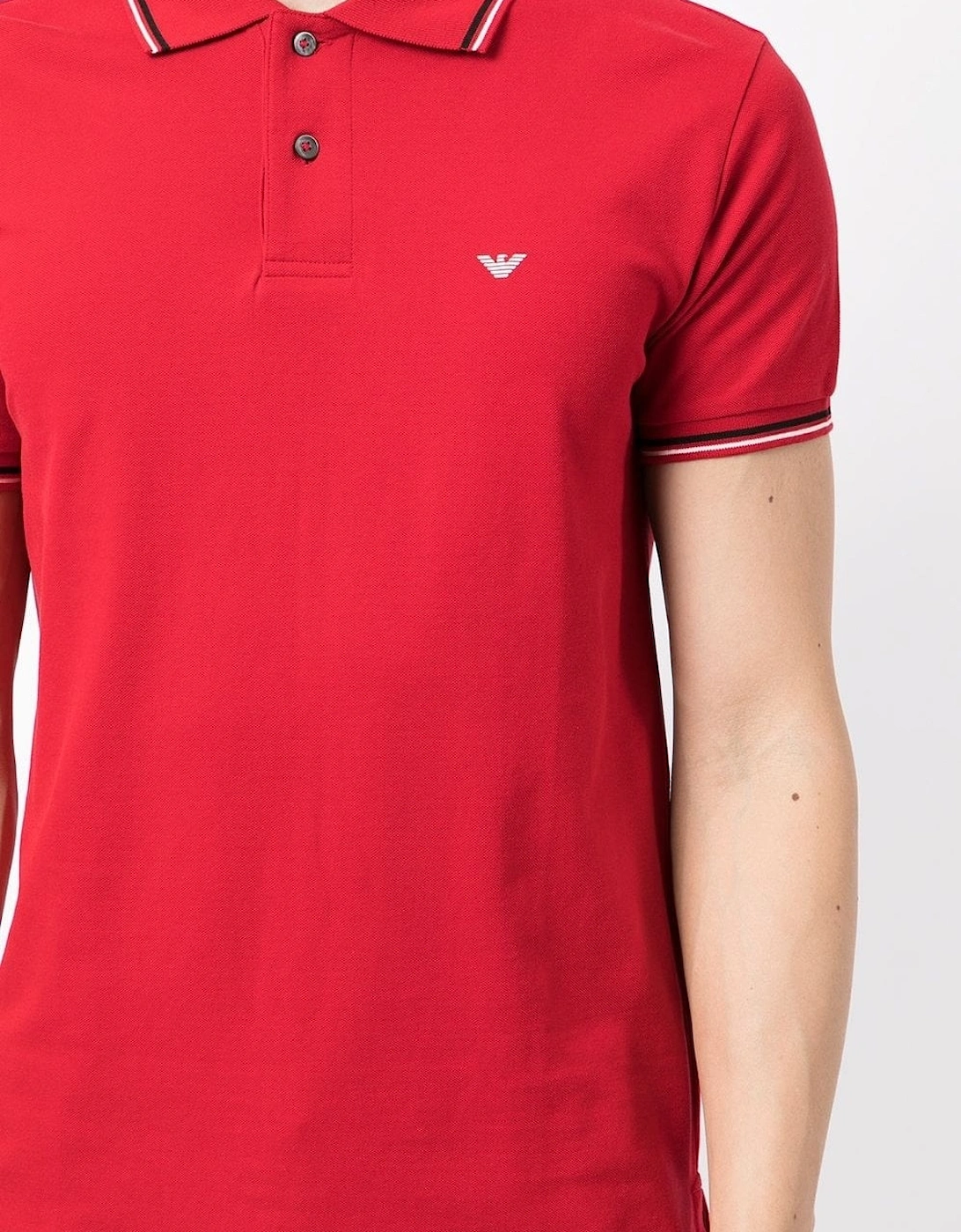 Essentials Piquet Polo Red