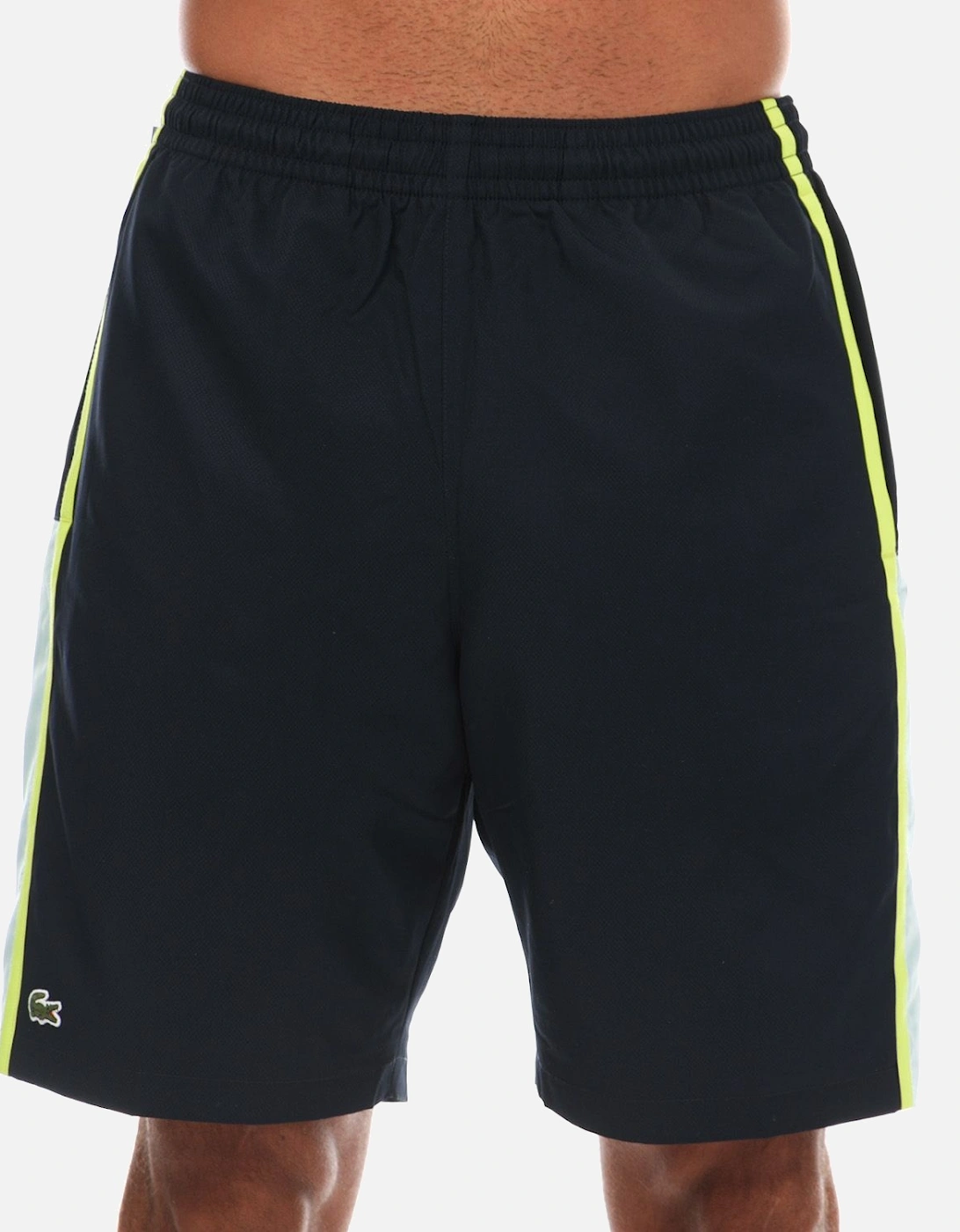 Mens Colourblock Panels Lightweight Shorts, 4 of 3