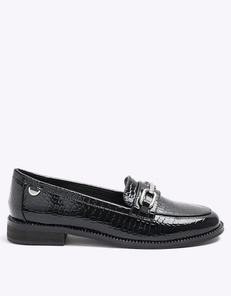 Trim Detail Loafer - Black