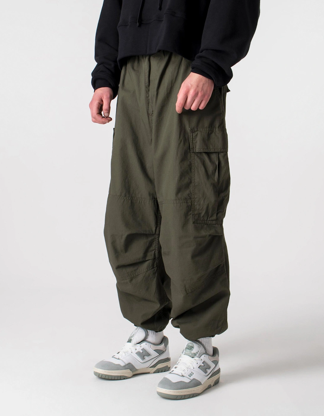 Relaxed Fit Jet Cargo Pants