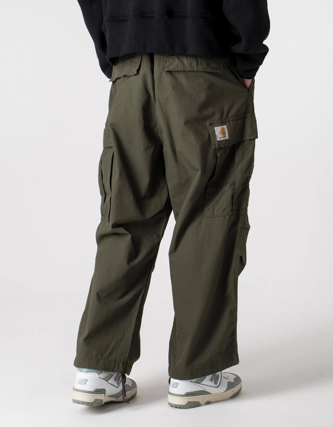 Relaxed Fit Jet Cargo Pants