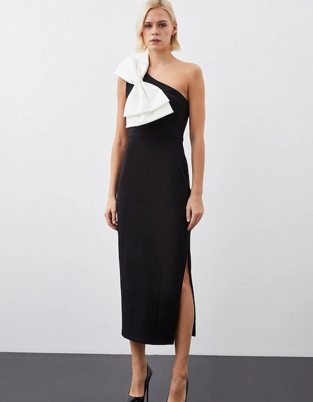 Jersey Ponte Bow Maxi Dress, 5 of 4