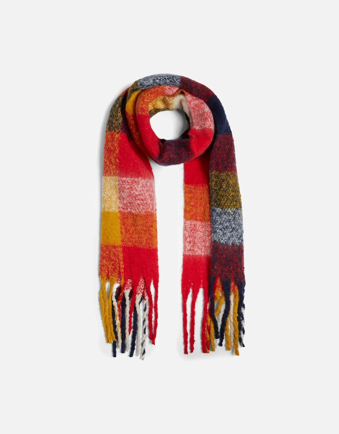 Arlequin Checkered Scarf Red, 4 of 3