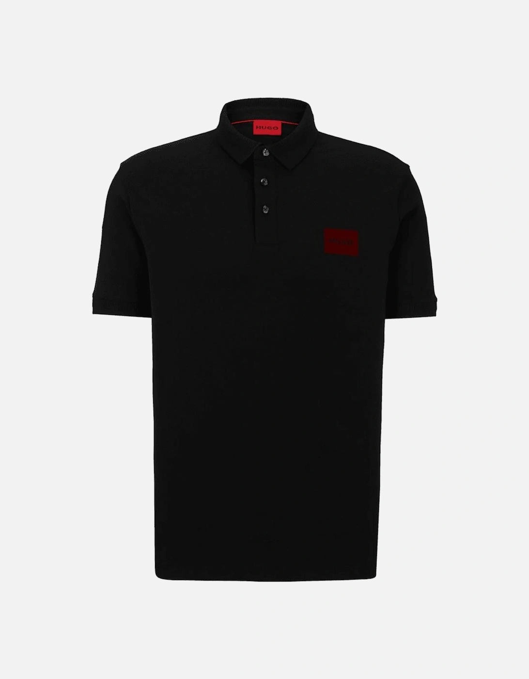 Dereso Metallic Logo Regular Fit Black Polo Shirt, 4 of 3