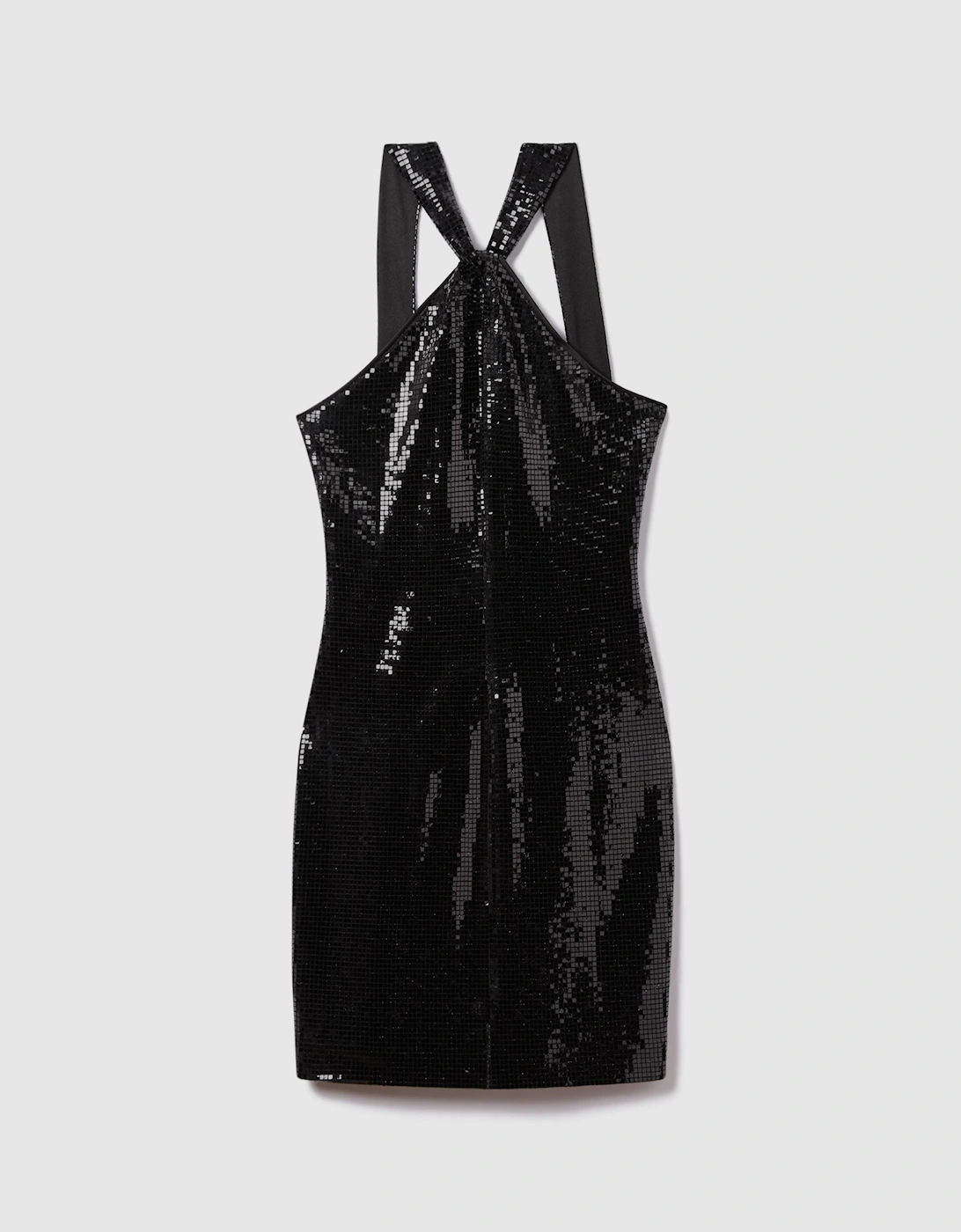 Halston Embellished Halterneck Mini Dress, 2 of 1