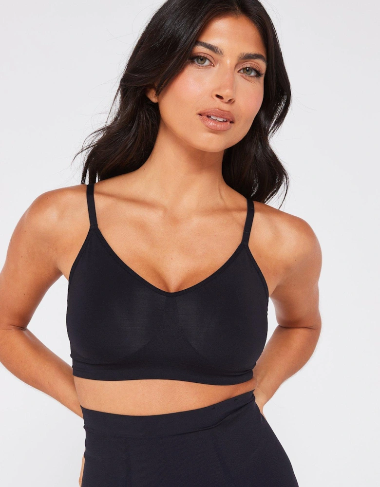 Light Padded Bralette - Black