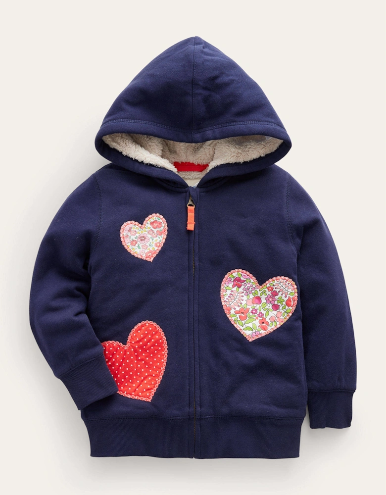 Applique Lined Hoodie
