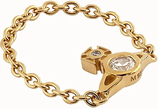 Lavinia Ring - Gold/White