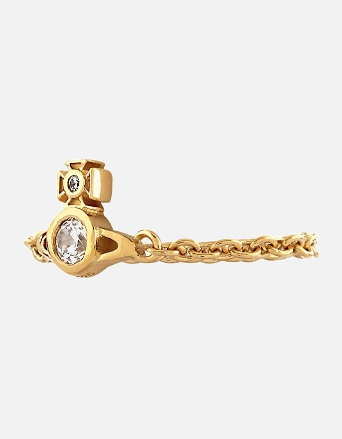 Lavinia Ring - Gold/White