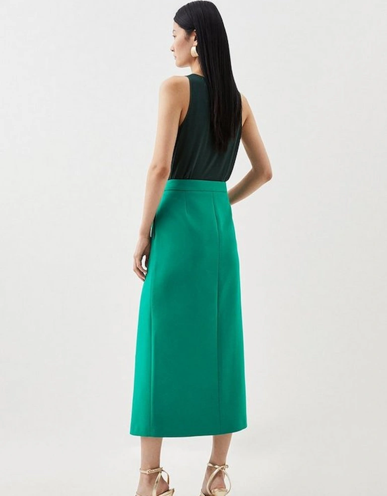 Clean Tailored Maxi Skirt