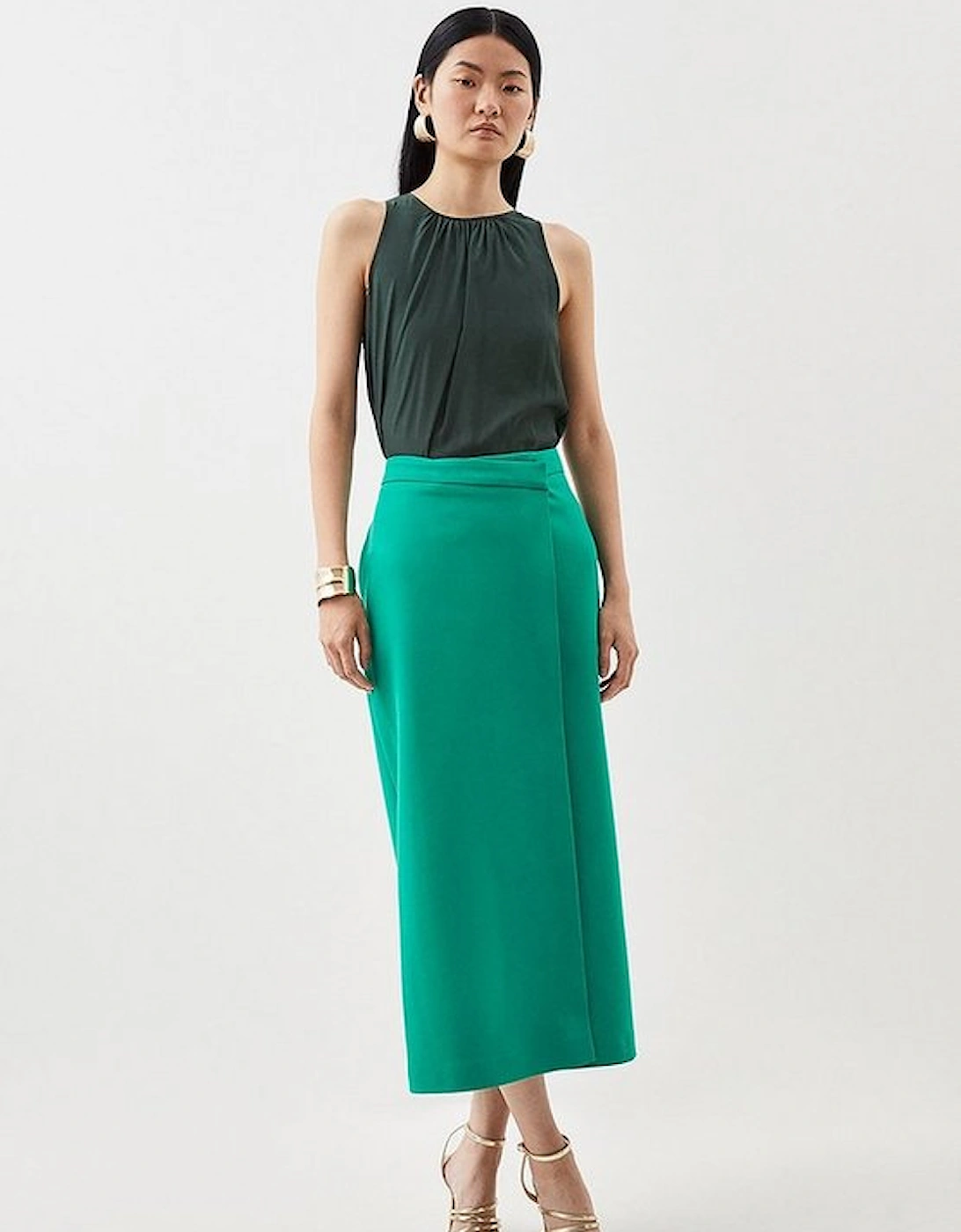 Clean Tailored Maxi Skirt, 5 of 4