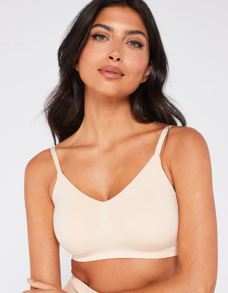 Light Padded Bralette - Beige