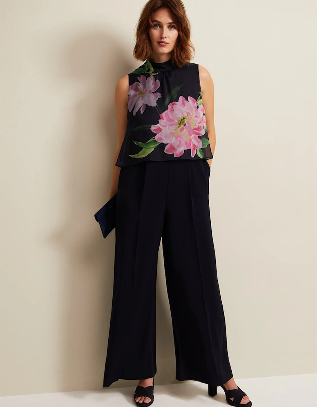 Agnes Floral Overlay Jumpsuit, 9 of 8