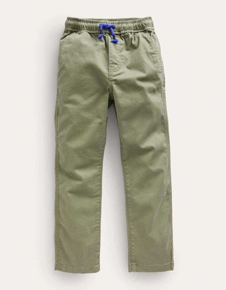 Slim Pull-On Trousers