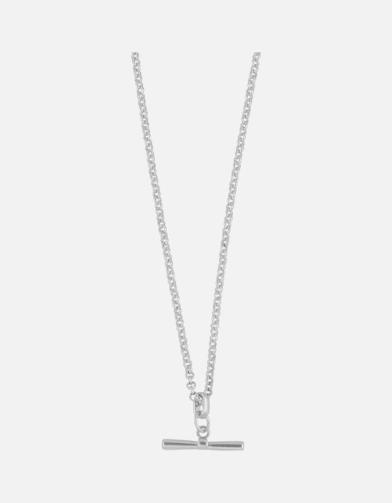 Octavia Tbar Chain Necklace Silver