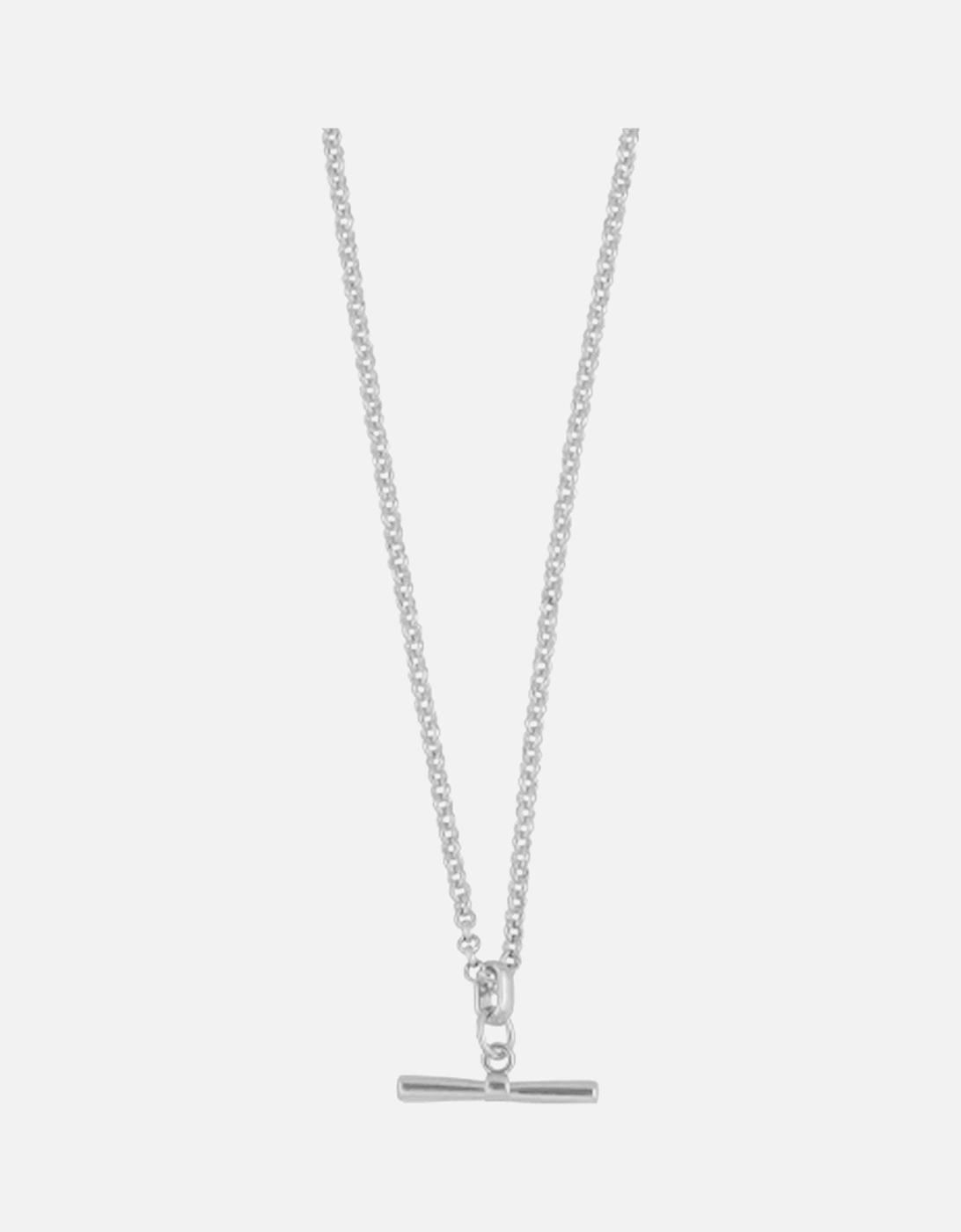Octavia Tbar Chain Necklace Silver, 2 of 1