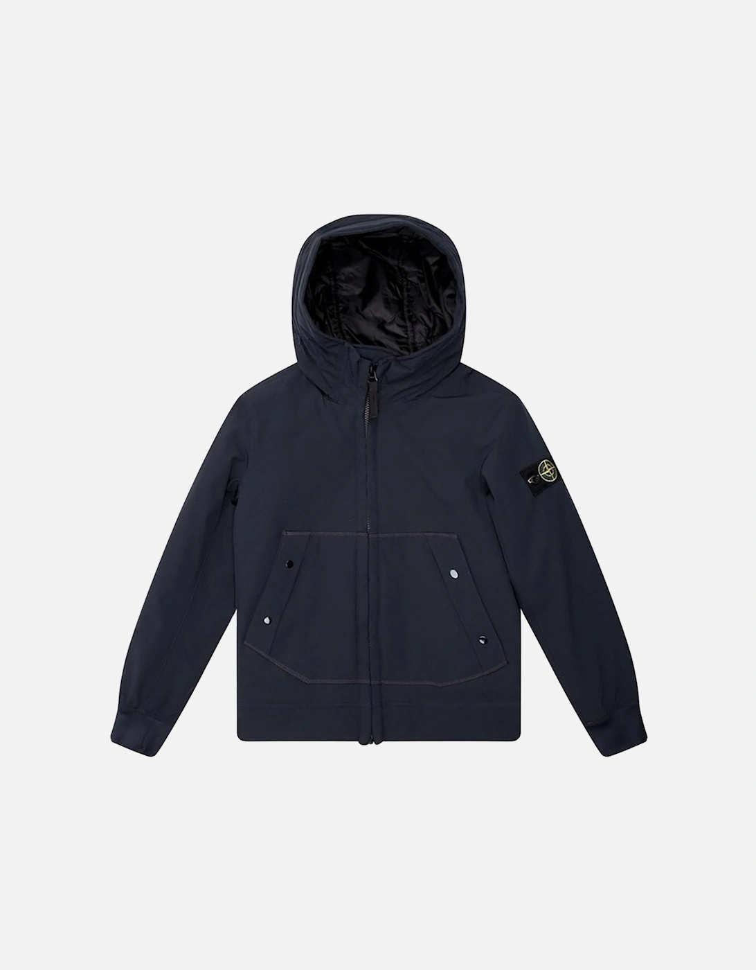 JUNIOR SOFT SHELL JACKET NAVY, 2 of 1