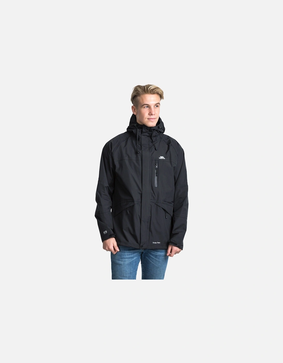 Mens Corvo Hooded Full Zip Waterproof Jacket/Coat