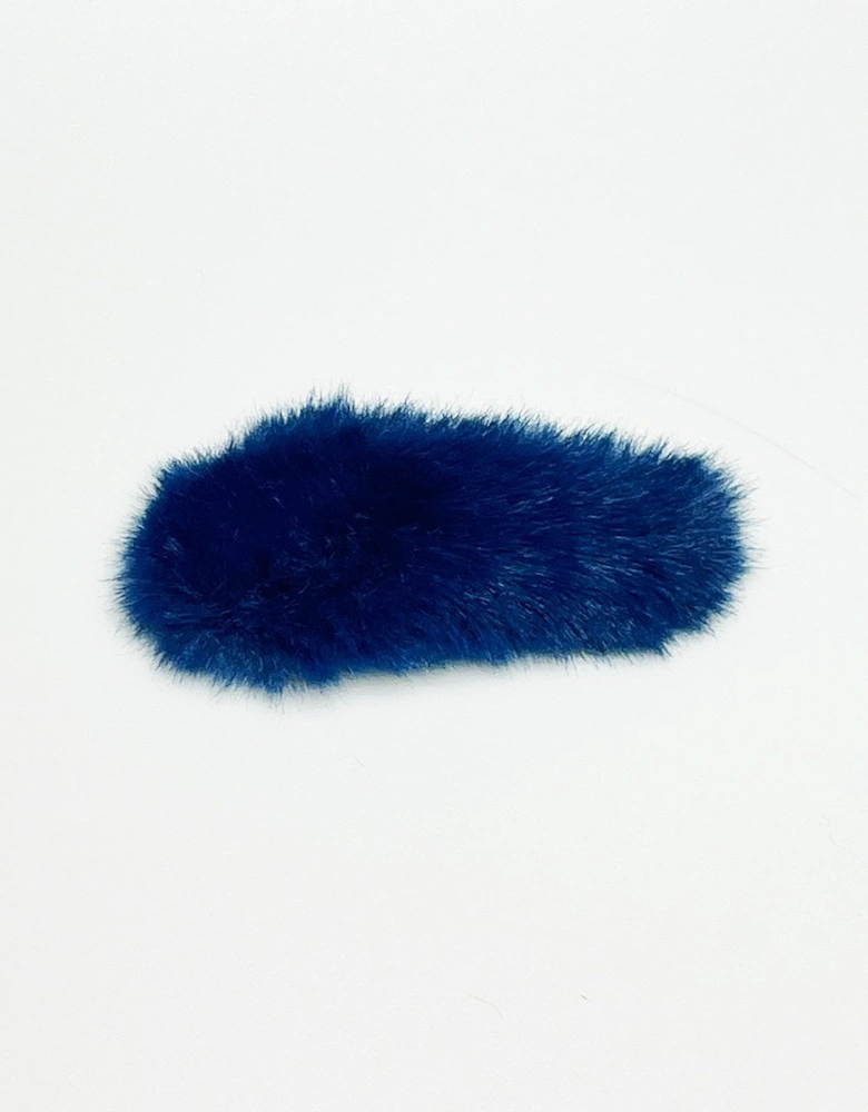 Faux Fur Hair Clip