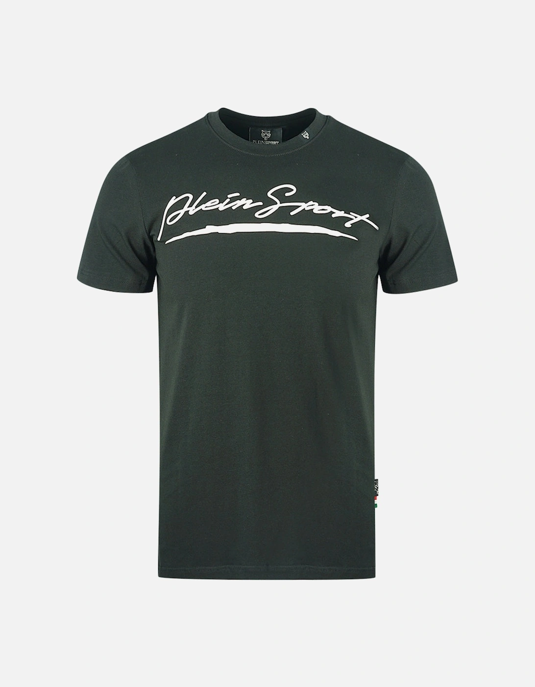 Plein Sport Brand Signature Logo Black T Shirt, 3 of 2