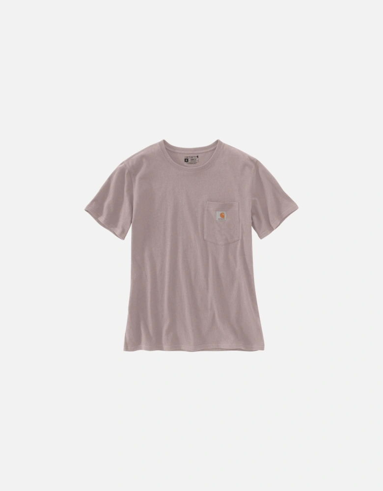 Carhartt Womens Pocket Workwear Ribknit Short Sleeve T-Shirt