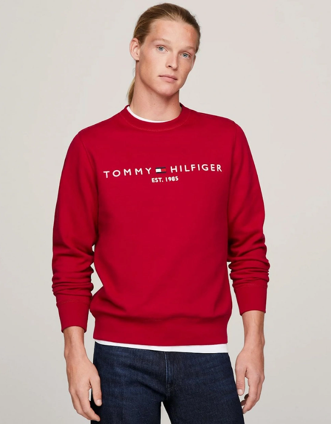 Tommy Logo Mens Sweatshirt, 6 of 5