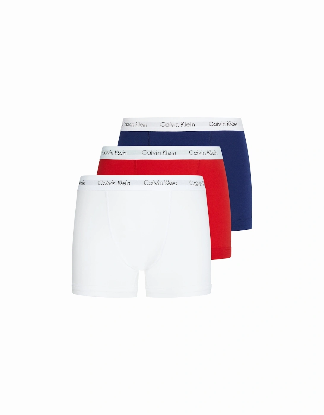 3 Pack Men's Cotton Stretch Trunks, 2 of 1