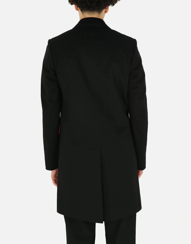 SB Wool Cashmere Black Overcoat