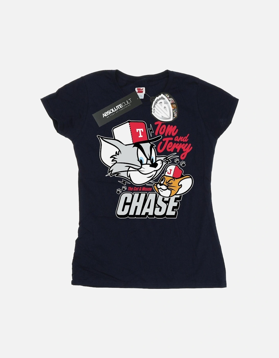 Tom and Jerry Womens/Ladies Cat & Mouse Chase T-Shirt, 6 of 5