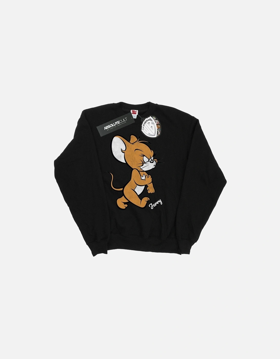 Tom and Jerry Boys Angry Mouse Cotton Sweatshirt, 6 of 5