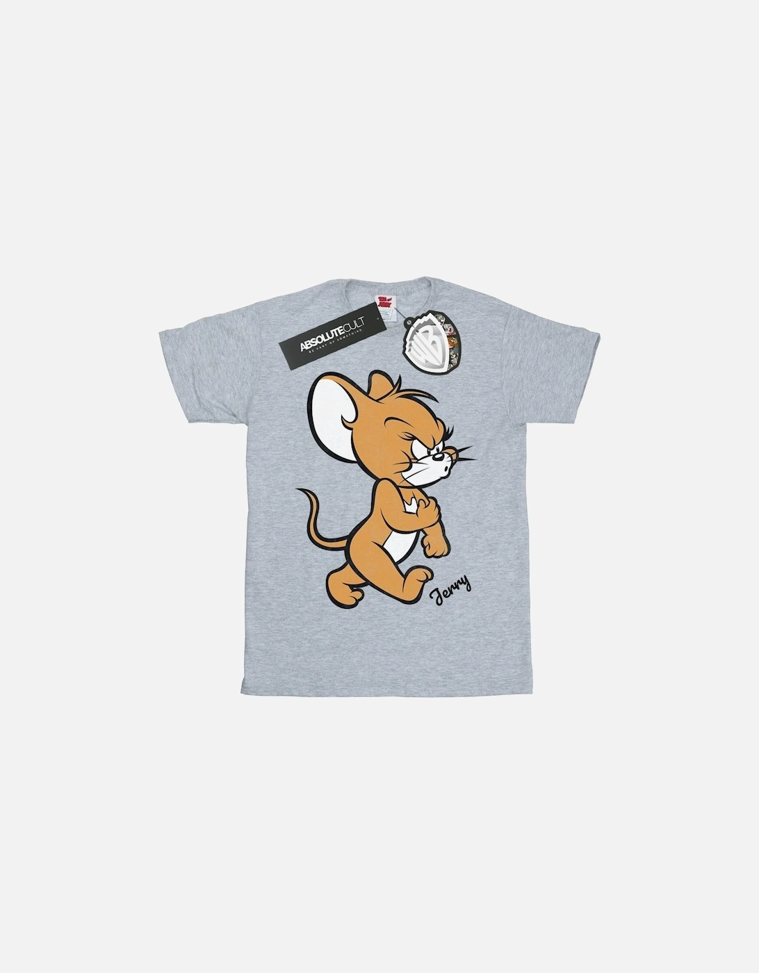 Tom and Jerry Girls Mouse Cotton T-Shirt, 6 of 5